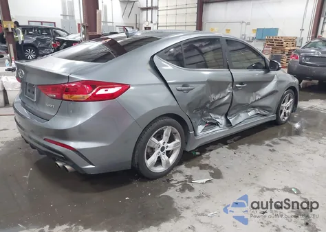2017 Hyundai Elantra Sport from USA, damaged, VIN KMHD04LB0HU332980